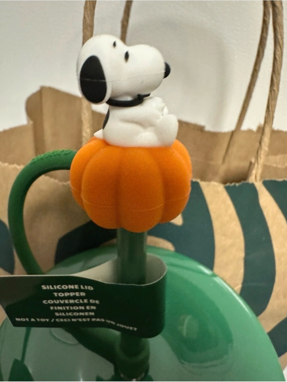 Starbucks Peanuts
Snoopy Pumpkin Cold Cup
Tumbler Straw Topper - Picture 4 of 6